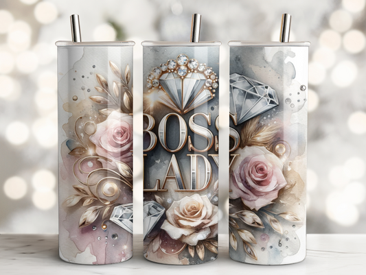 'Boss Lady' Tumbler - 20oz Drinkware Gift